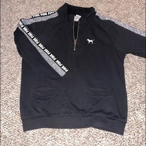 PINK quarter zip. Used- like new